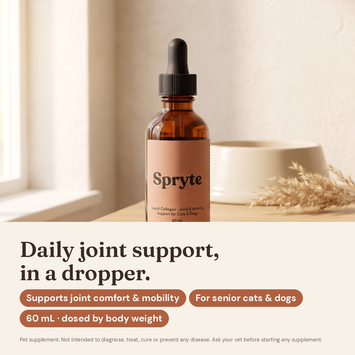 Spryte Liquid Collagen for cats & dogs
