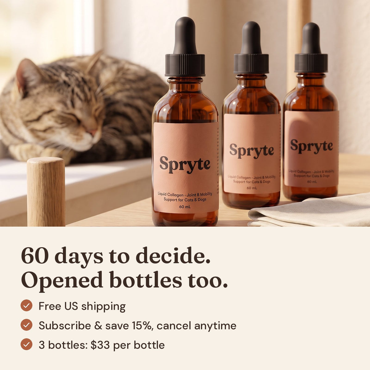 Spryte Liquid Collagen for cats & dogs